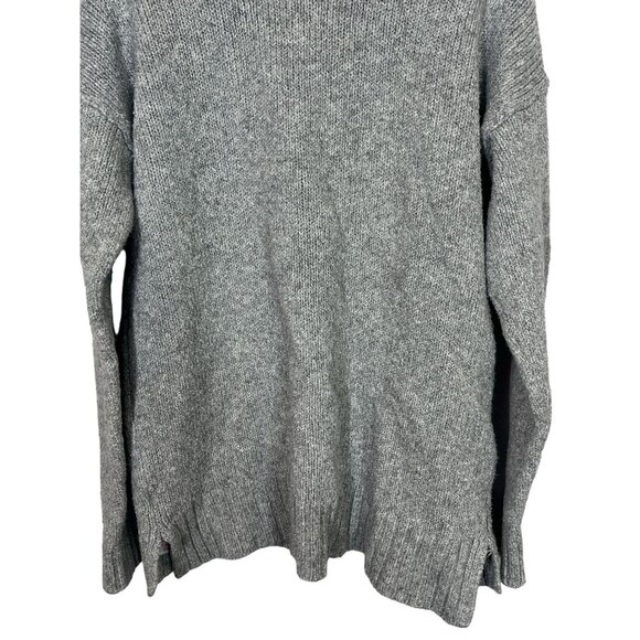 Justice Gray Knit Flamingo Pom Pom Sweater Girls Size 14/16 - Picture 11 of 12